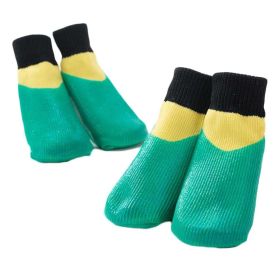 4 Pcs Dog Waterproof Coated Socks