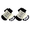 4 Pcs White Shoes Pattern Dog Socks