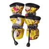 4 Pcs Yellow Rain Dog Shoes