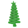 Christmas Tree Nylon Dog Chew Toy for Aggressive Chewers