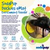 Rubber Duckies emat - Enrichment Lick Mat for Dogs and Cats - with Suction Cups | Bath Time Design | SodaPup USA Made
