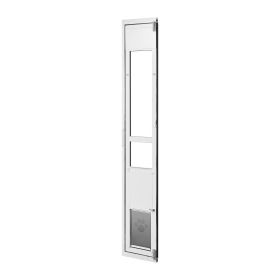 Dog Door for Sliding Glass Door, 75 7/8" to 80 11/16" Adjustable Height