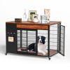 38" Furniture Dog Crate Furniture - End Table