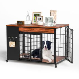 38" Furniture Dog Crate Furniture - End Table