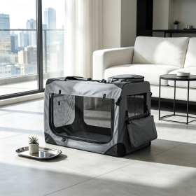 Collapsible Soft Dog Crate/Carrier - S