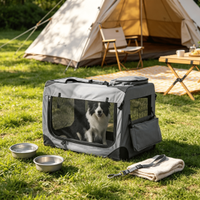 Collapsible Soft Dog Crate/Carrier - Large