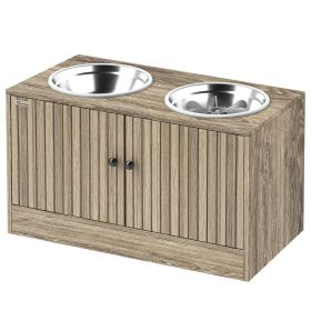 Elevated Dog Bowls Feeding Station for Large Dogs