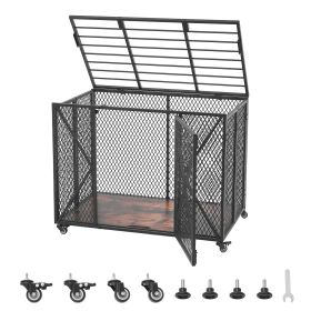38 Inch Heavy Duty Dog Crate, Max Load 250 lbs