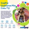 Gingerbread Man Nylon Dog Chew Toy for Aggressive Chewers