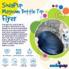 Magnum Bottle Top Flyer Rubber Flying Disc for Heavy Chewers