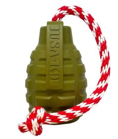 USA-K9 Grenade Shaped Rubber Dog Toy
