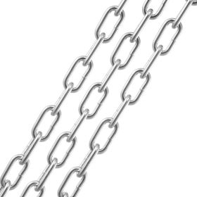 VEVOR Zinc Plated Proof Coil Chain Carbon Steel Chain Sling 1/8" x 33' 350 lbs