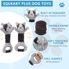 Plush Dog Squeak Toys with Crinkle Paper - Dog Toy