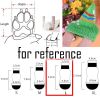4 Pcs Dog Socks, Blue Football