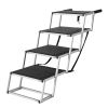 Dog Stair for Car; Wide 4-Step
