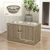 Elevated Dog Bowls Feeding Station for Large Dogs
