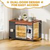 38" Furniture Dog Crate Furniture - End Table