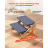 Wood 2-Step Dog Stairs, 110lbs Load Capacity