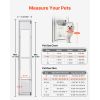 Dog Door for Sliding Glass Door, 75 7/8" to 80 11/16" Adjustable Height