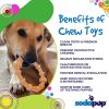 Chicken Flavored Teething Ring for Puppies & Aggressive Chewers