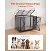 38 Inch Heavy Duty Dog Crate, Max Load 250 lbs