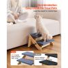 Wood 2-Step Dog Stairs, 110lbs Load Capacity