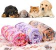 Tatuo 4 Pcs Dog Blanket for Pet Puppy Teething Toys Paw