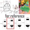 4 Pcs Green Dog Socks