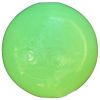Green Glitter Ball 2-Pack Dog Toy | Soft PUP-X Rubber Floating Fetch Ball with Treat Dispenser | USA Made