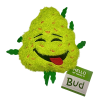 My Name is Bud, Funny Squeaky Weed Dog Toy, Cute Stuffed Parody Pot Nug, Cool Plush 420 Novelty Gift for Pets & Their Owners, Sized for Puppies & Smal