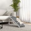 PawHut 60" Pet Ramp for Dogs & Cats, Non-Slip Carpet, Easy Access, White
