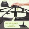 PawHut Pop Up Dog Tent for Extra Large and Large Dogs with Carry Bag, for Beach, Backyard, Home, Dark Gray