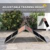 PawHut Dog Agility Equipment Ramp with Non-slip Surface, A-frame, Agility Equipment Ramp for All Breed Dogs, Gray