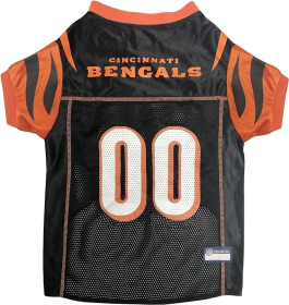 Cincinnati Bengals Pet Striped Jersey (size: LG)