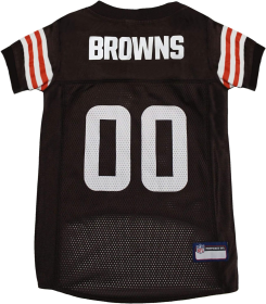 Cleveland Browns Pet Striped Jersey (size: LG)