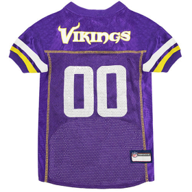 Minnesota Vikings Pet Striped Jersey (size: LG)
