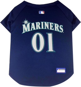 Seattle Mariners Pet Jersey (size: LG)