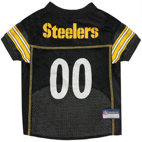 Pittsburgh Steelers Pet Striped Jersey (size: 3 XL)