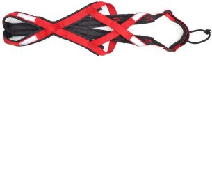 Dog Running Harness (Option: Red-3XL)