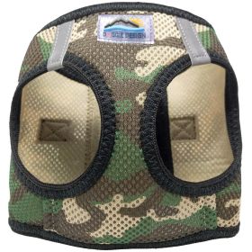 American River Choke Free Dog Harness Camouflage Collection - Green Camo (size: XX-Small)