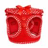 American River Choke Free Dog Harness Polka Dot Collection - Red