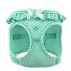 American River Choke Free Dog Harness Polka Dot Collection - Teal Polka Dot