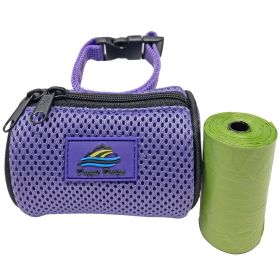 American River Poop Bag Holder (Option: Paisley Purple)