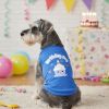Birthday Boy Dog Shirt - Blue