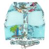 Cool Mesh Dog Harness with Leash - Surfboards and Palms