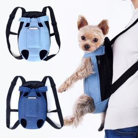 Dog Backpack - Travel Dog Carrier Bag (Color: light blue, size: Xl)