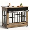46" Large Furniture Style Dog Crate