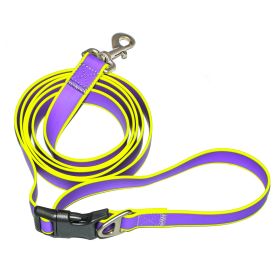 Six-in-one multi-functional hands-free multi-functional traction rope Hands-free design Adjustable straps/belt  Durable heavy-duty material Non-slip c (Color: Purple-yellow)