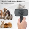 Self Cleaning Slicker Brush - Deshedding Grooming Tool for Dogs & Cats
