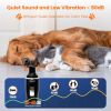 2 Speed Electric Rechargeable Dog Nail Trimmer, Quiet and Low-Vibration